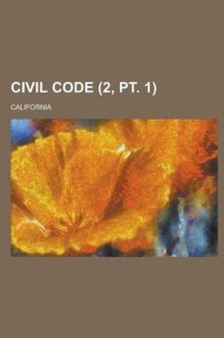 Cover of Civil Code (2, PT. 1)
