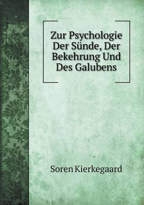 Book cover for Zur Psychologie Der Sünde, Der Bekehrung Und Des Galubens