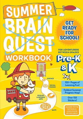 Book cover for Summer Brain Quest: Between Grades Pre-K & K