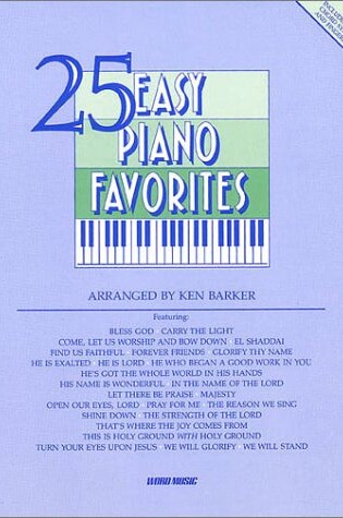 Cover of 25 Easy Piano Favorites