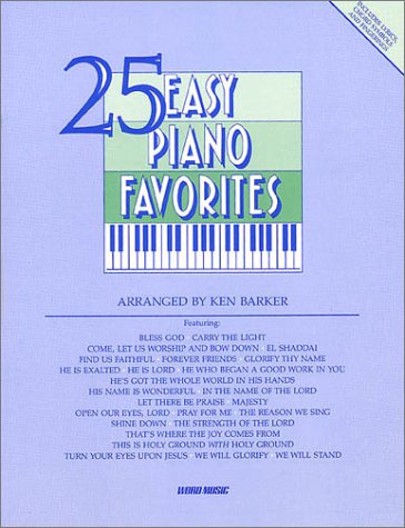 Book cover for 25 Easy Piano Favorites