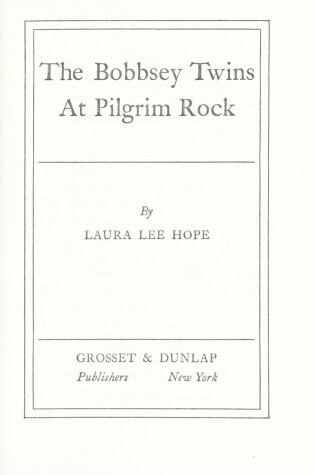 Cover of Bobbsey Twins 00: At Pilgrim Rock