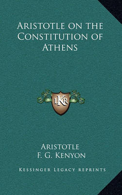 Cover of Aristotle on the Constitution of Athens