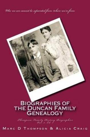 Cover of Narrative Biographies of the Duncan Family Genealogy