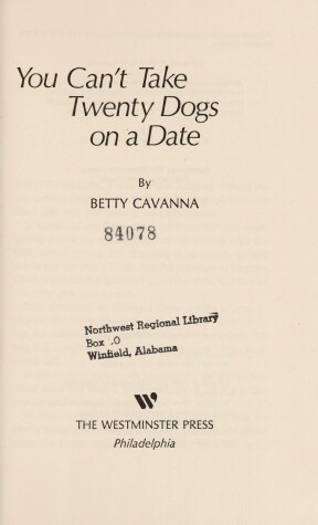 Book cover for You Can't Take Twenty Dogs on a Date