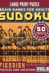 Book cover for Fiendish Sudoku Large Print