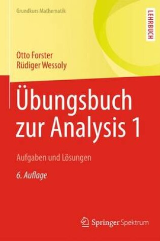 Cover of Ubungsbuch Zur Analysis 1: Aufgaben Und Losungen