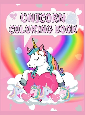 Book cover for Unicorn Coloring Book