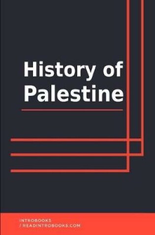 Cover of History of Palestine