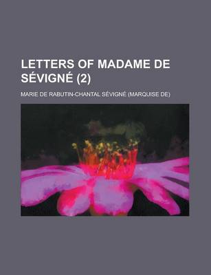 Book cover for Letters of Madame de Sevigne (2)