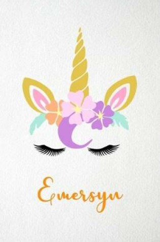 Cover of Emersyn A5 Lined Notebook 110 Pages