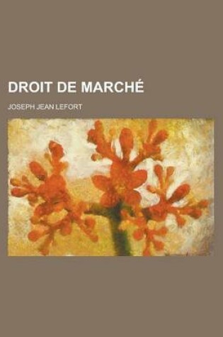 Cover of Droit de Marche