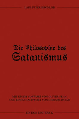 Cover of Die Philosophie des Satanismus