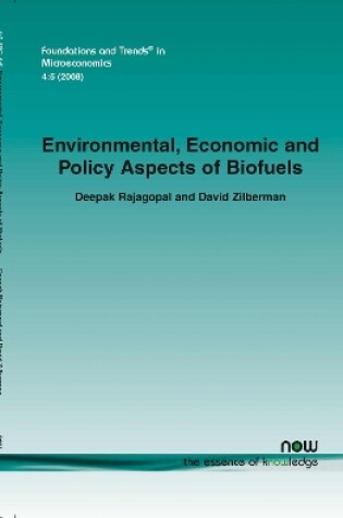 Cover of Environmental, Economic and Policy Aspects of Biofuels