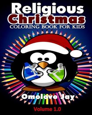 Book cover for Religious Christmas Coloring Book for Kids