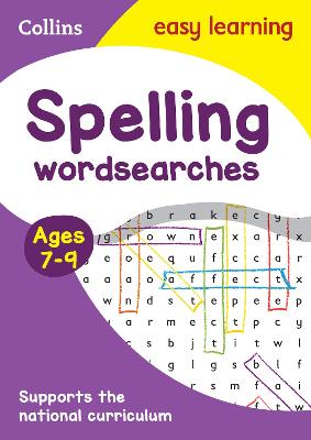 Cover of Spelling Word Searches Ages 7-9