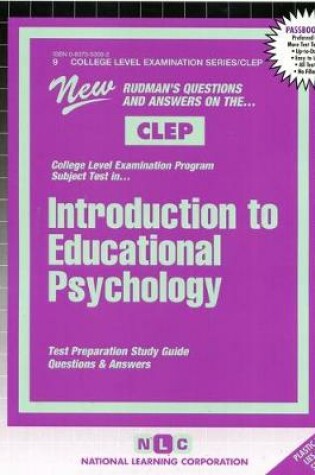 Cover of INTRODUCTION TO EDUCATIONAL PSYCHOLOGY