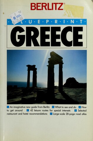 Cover of Berlitz Blueprint Greece