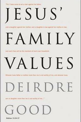 Cover of Jesus' Family Values