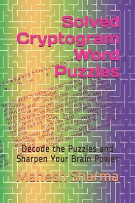 Book cover for Solved Cryptogram Word Puzzles