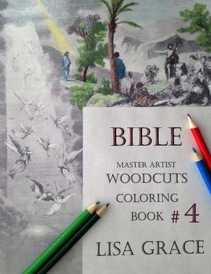 Book cover for Bible Master Artist Woodcuts Coloring Book For Adults #4