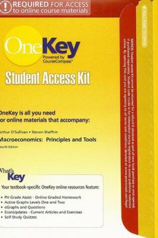 Cover of OneKey CourseCompass, Student Access Kit, Macroeconomics