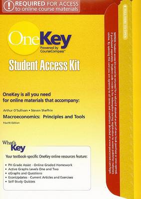 Book cover for OneKey CourseCompass, Student Access Kit, Macroeconomics