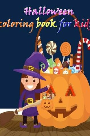 Cover of Halloween coloring book for kids