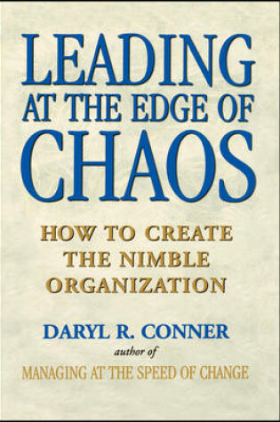 Cover of Leading at the Edge of Chaos