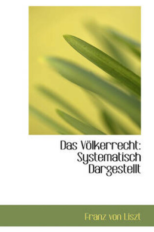 Cover of Das Volkerrecht