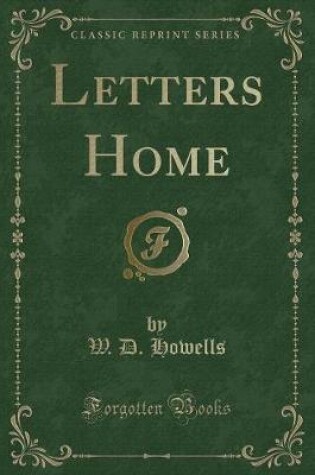 Cover of Letters Home (Classic Reprint)