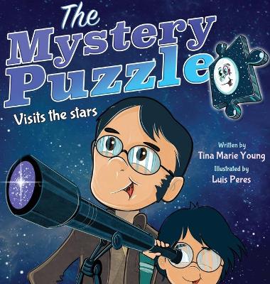 Book cover for The Mystery Puzzle Visits the Stars