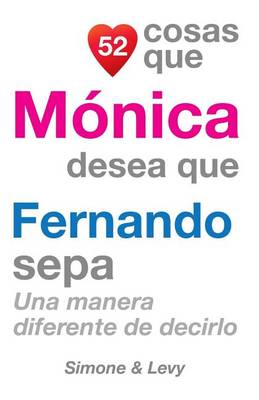 Book cover for 52 Cosas Que Mónica Desea Que Fernando Sepa