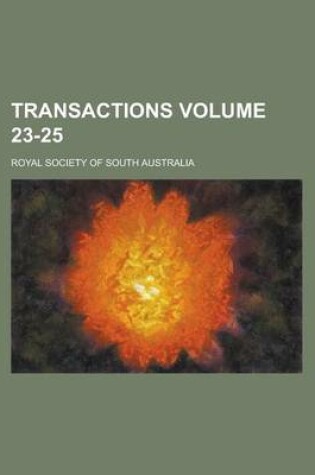 Cover of Transactions Volume 23-25