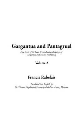 Book cover for Gargantua and Pantagruel, Volume 2