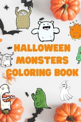 Cover of Halloween Monsters Coloring Book