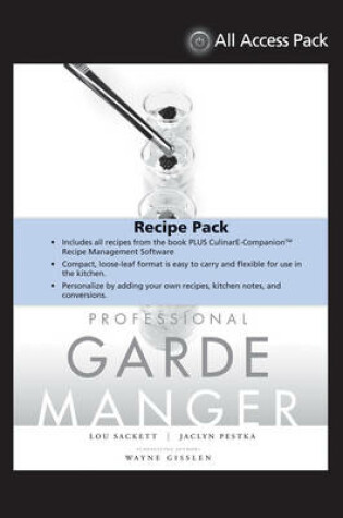 Cover of All Access Pack Recipes to Accompany Professional Garde Manger