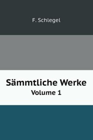 Cover of Sämmtliche Werke Volume 1