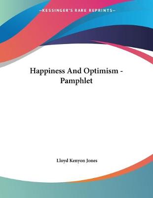 Book cover for Happiness And Optimism - Pamphlet