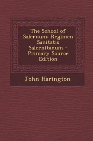 Cover of The School of Salernum