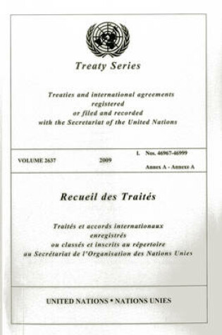 Cover of Treaty Series 2637