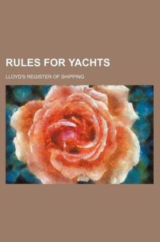 Cover of Rules for Yachts