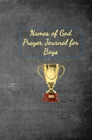 Cover of Names of God Prayer Journal for Boys