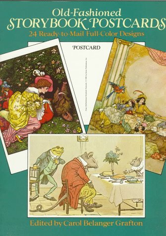 Book cover for Old-Fashioned Storybook Postcards