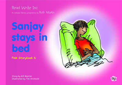 Book cover for Read Write Inc.: Set 3 Pink: Colour Storybooks: Sanjay Stays in Bed