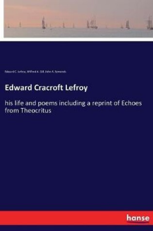 Cover of Edward Cracroft Lefroy