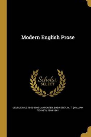 Cover of Modern English Prose