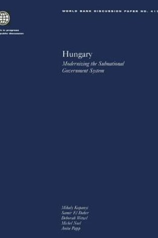 Cover of Hungary: Modernizing the Subnational Government System