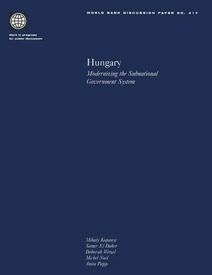 Book cover for Hungary: Modernizing the Subnational Government System