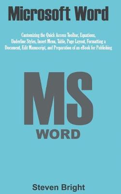Book cover for Microsoft Word